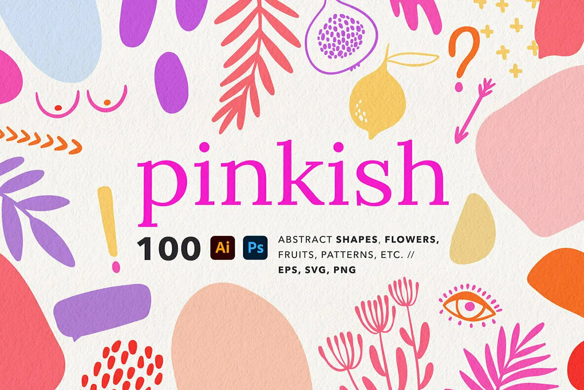 Pinkish - Vector Abstract Graphics