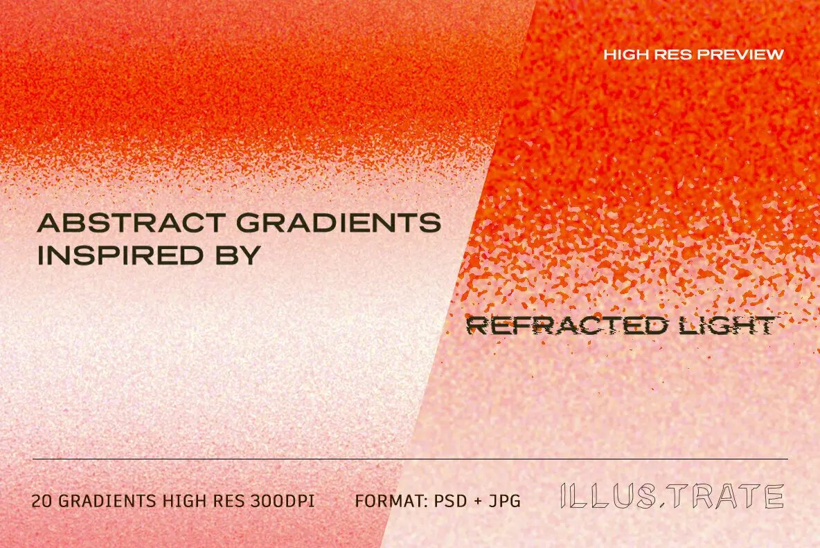 Refracted Ray Gradient Textures Graphics - YouWorkForThem