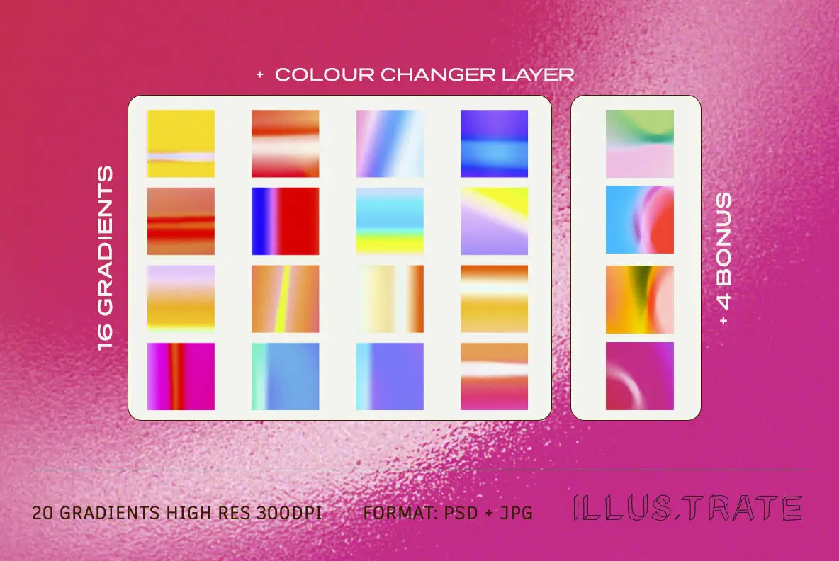 Refracted Ray Gradient Textures Graphics - YouWorkForThem