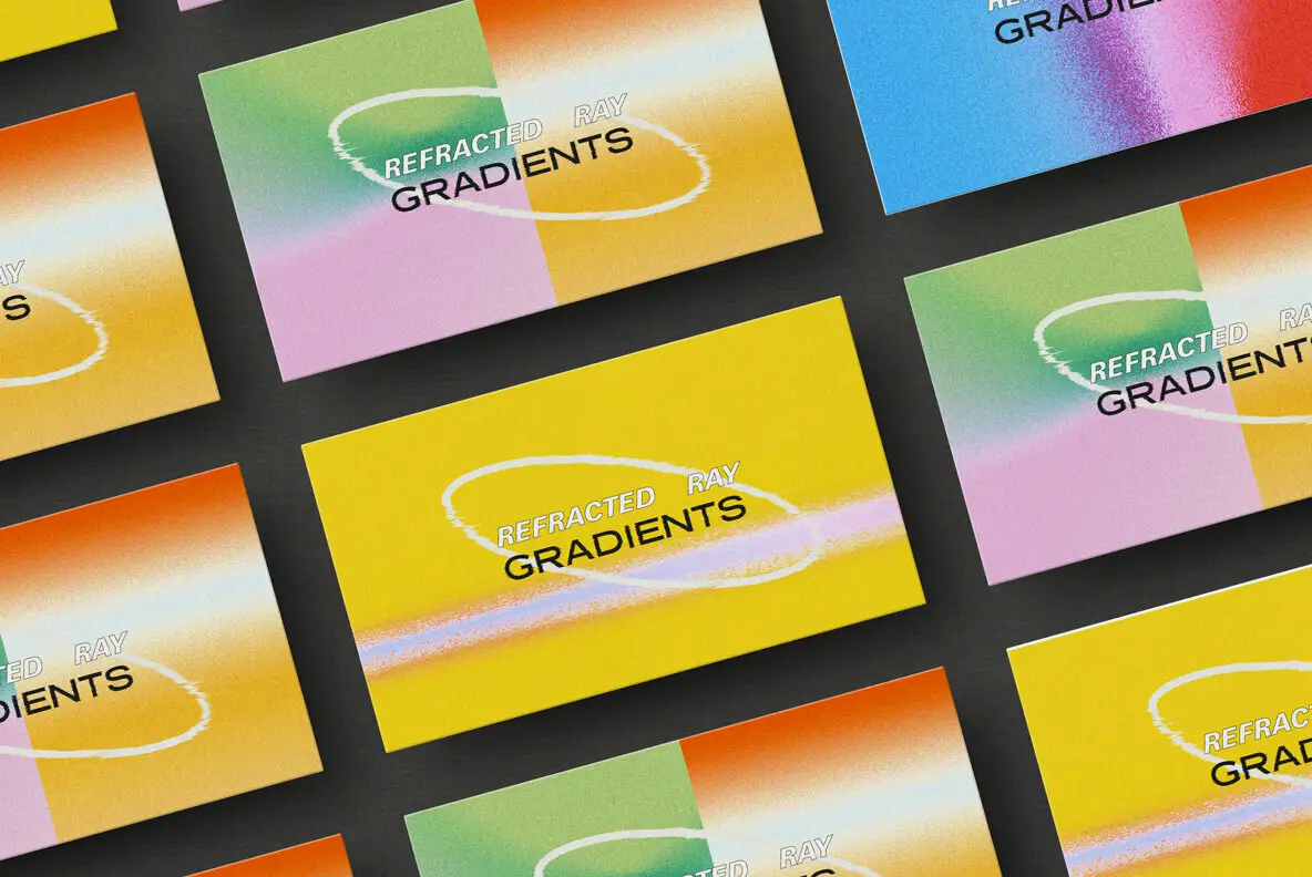 Refracted Ray Gradient Textures Graphics - YouWorkForThem