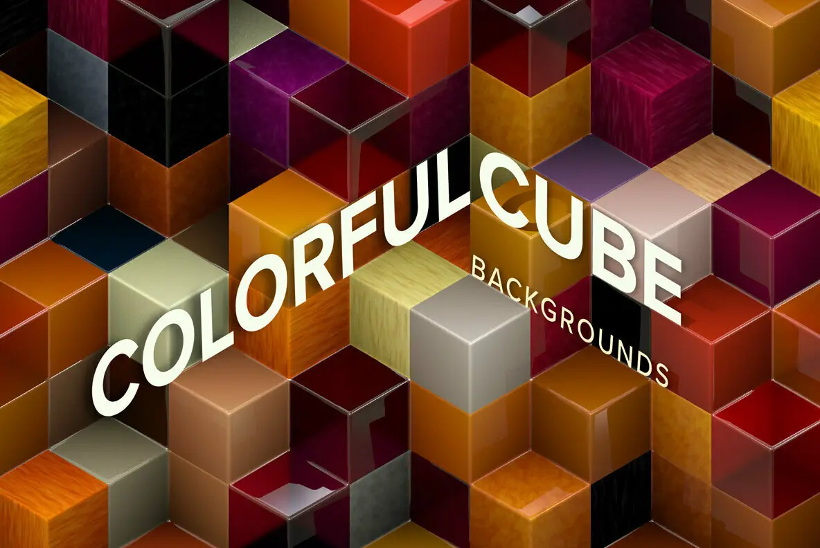 Colorful Cube Backgrounds