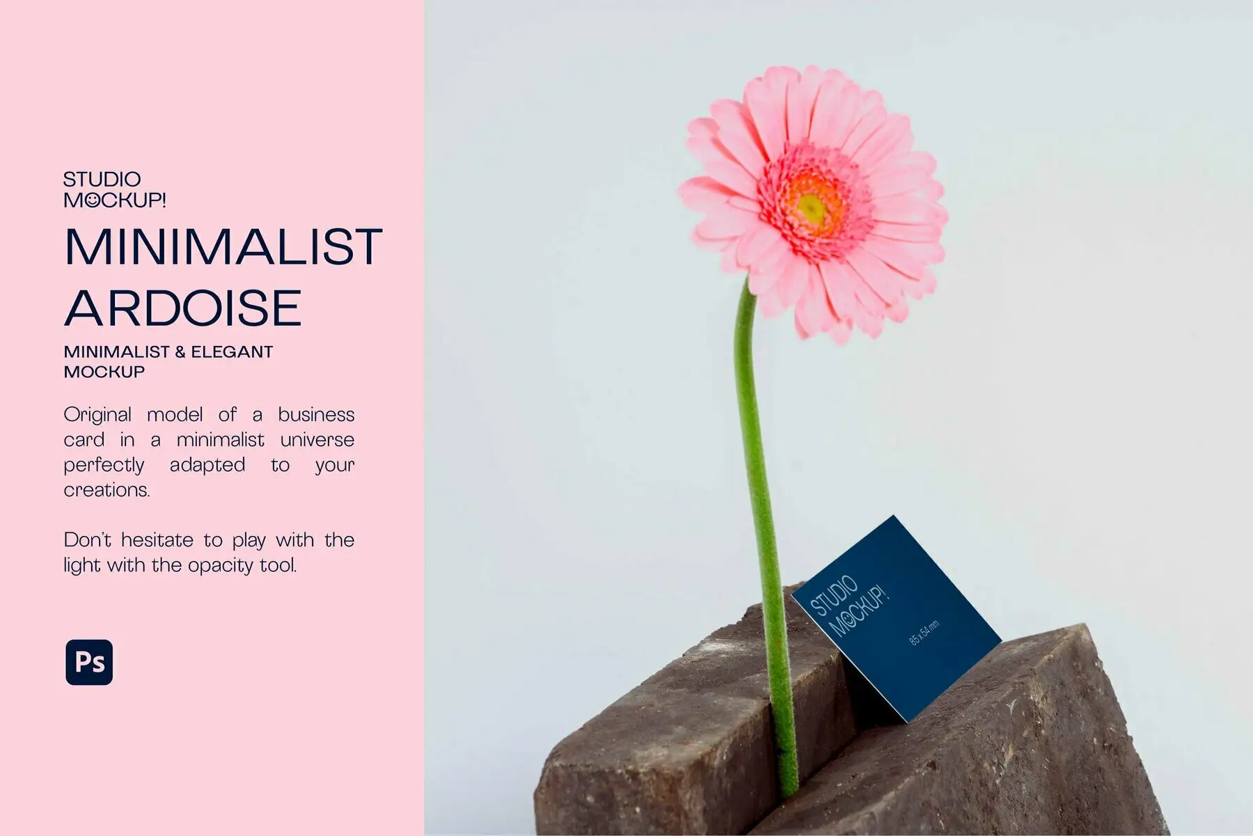 Flower Business Card Mockup