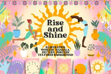 Rise and Shine Yoga Art Set