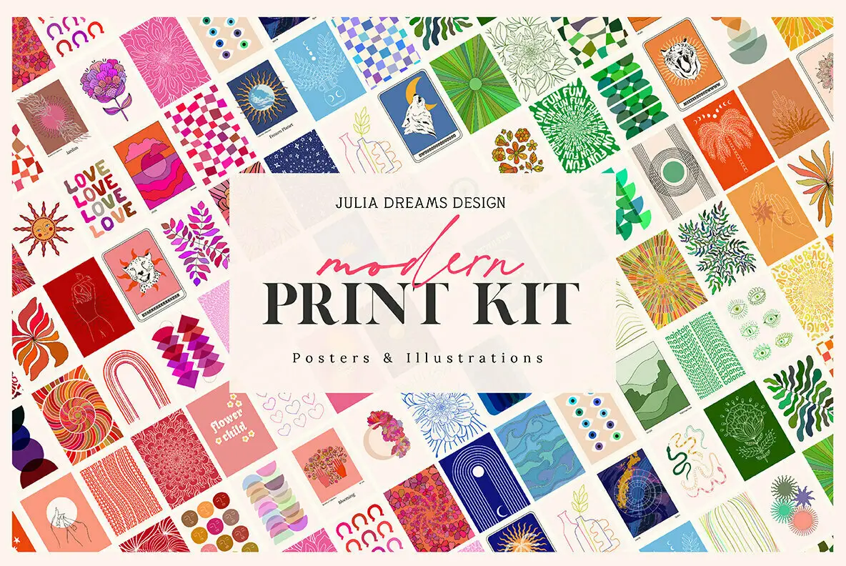 Modern Print Kit Posters & Graphics