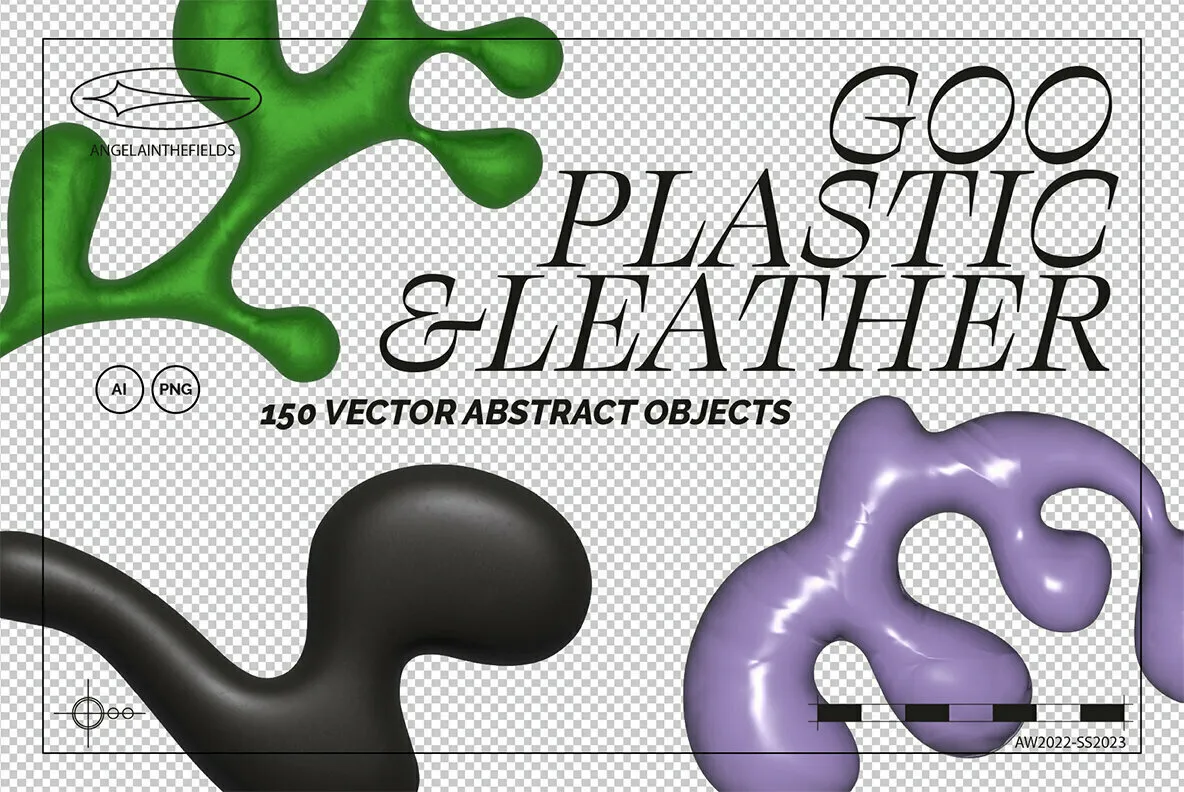 Goo, Plastic and Leather 3D