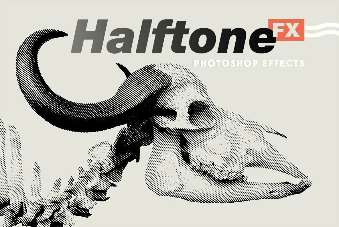 Halftone FX - PSD Engraving Printer Press Effects