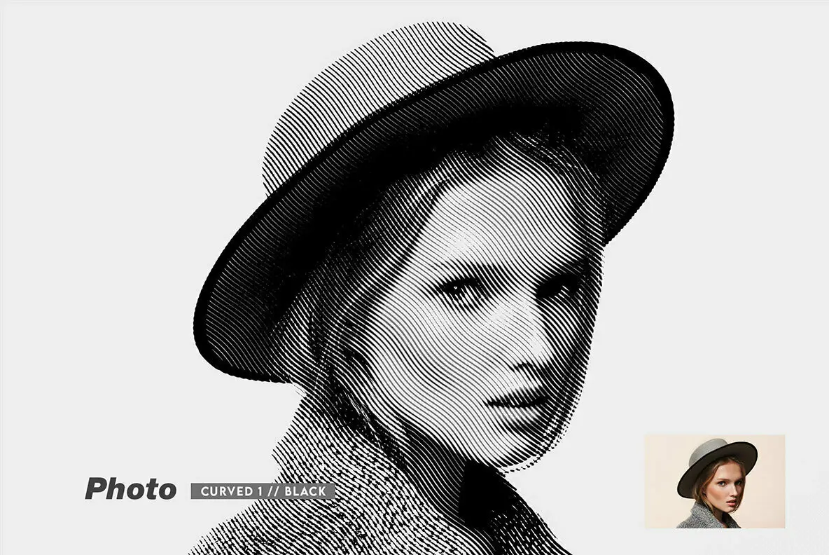 Halftone FX PSD Engraving Printer Press Effects YouWorkForThem