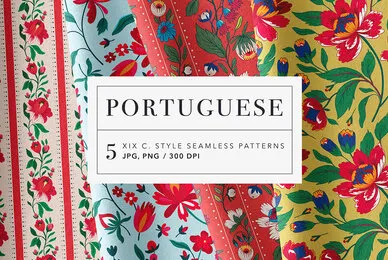 Portuguese Traditional Patterns Set