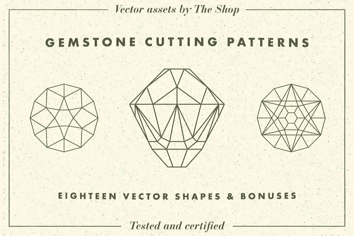 Gemstone Cutting Pattern Volume 01