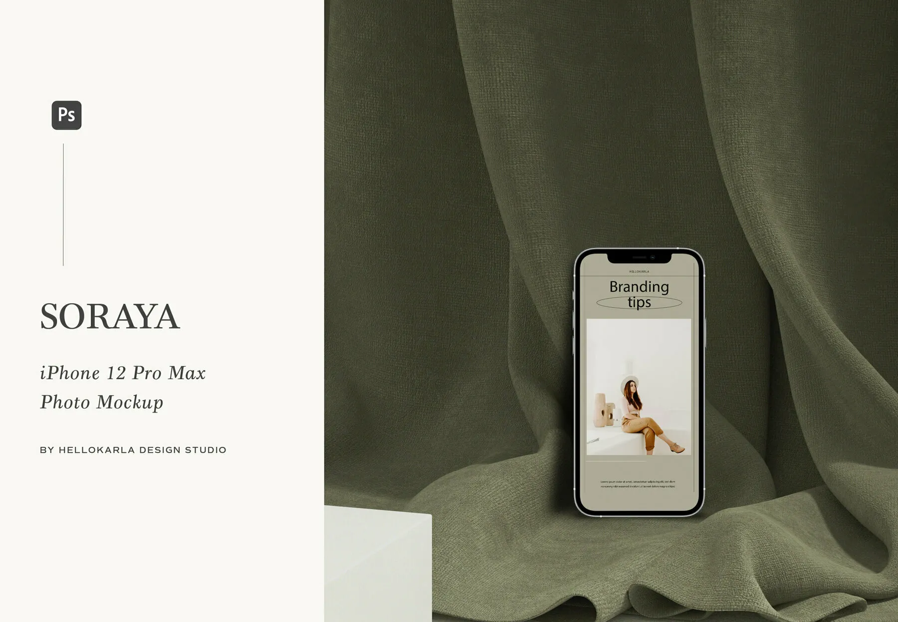 iPhone 12 Pro Max Mockup - Soraya