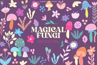 Magical Fungi Art Set