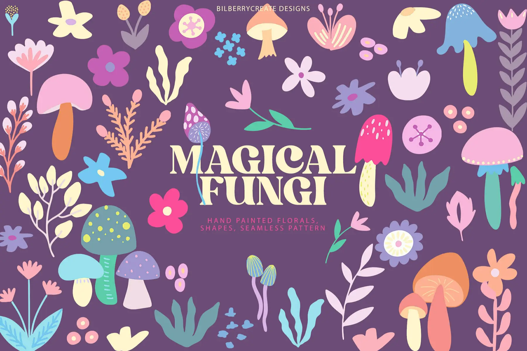 Magical Fungi Art Set