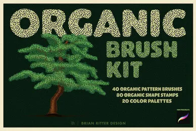 Organic Brush Kit for Procreate