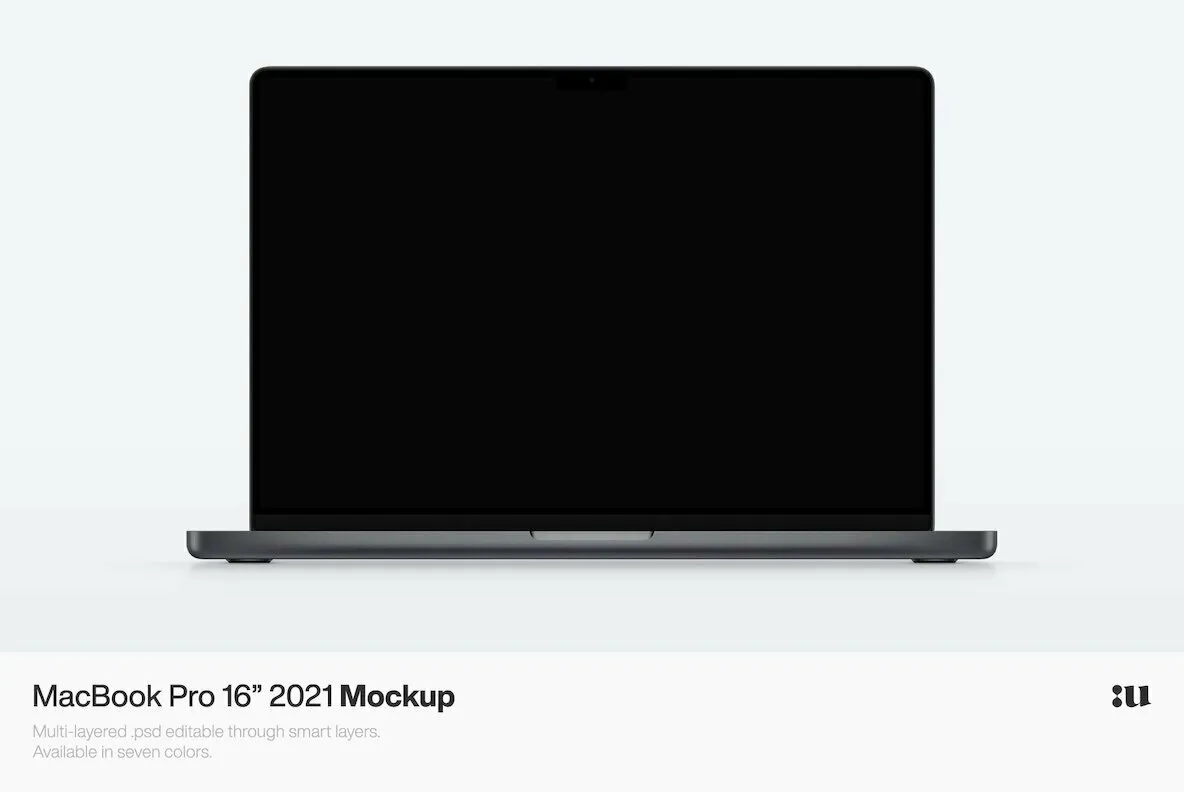 Macbook Pro 16.2-inch Mockup