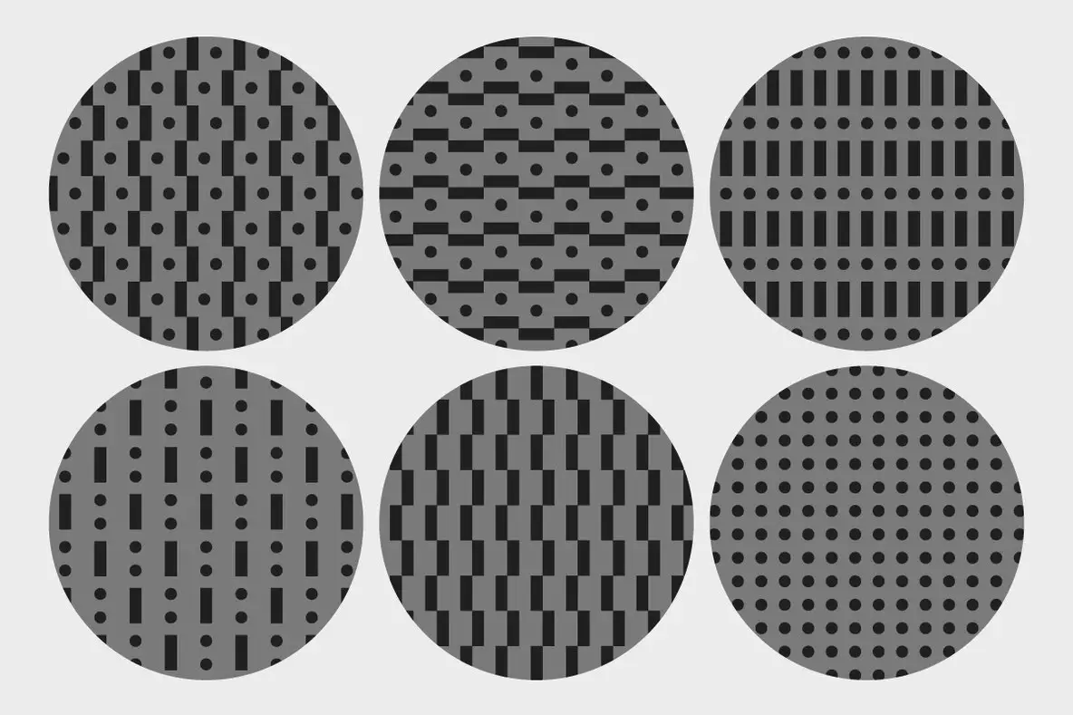 Dot Line Geo Patterns Font - FontPath