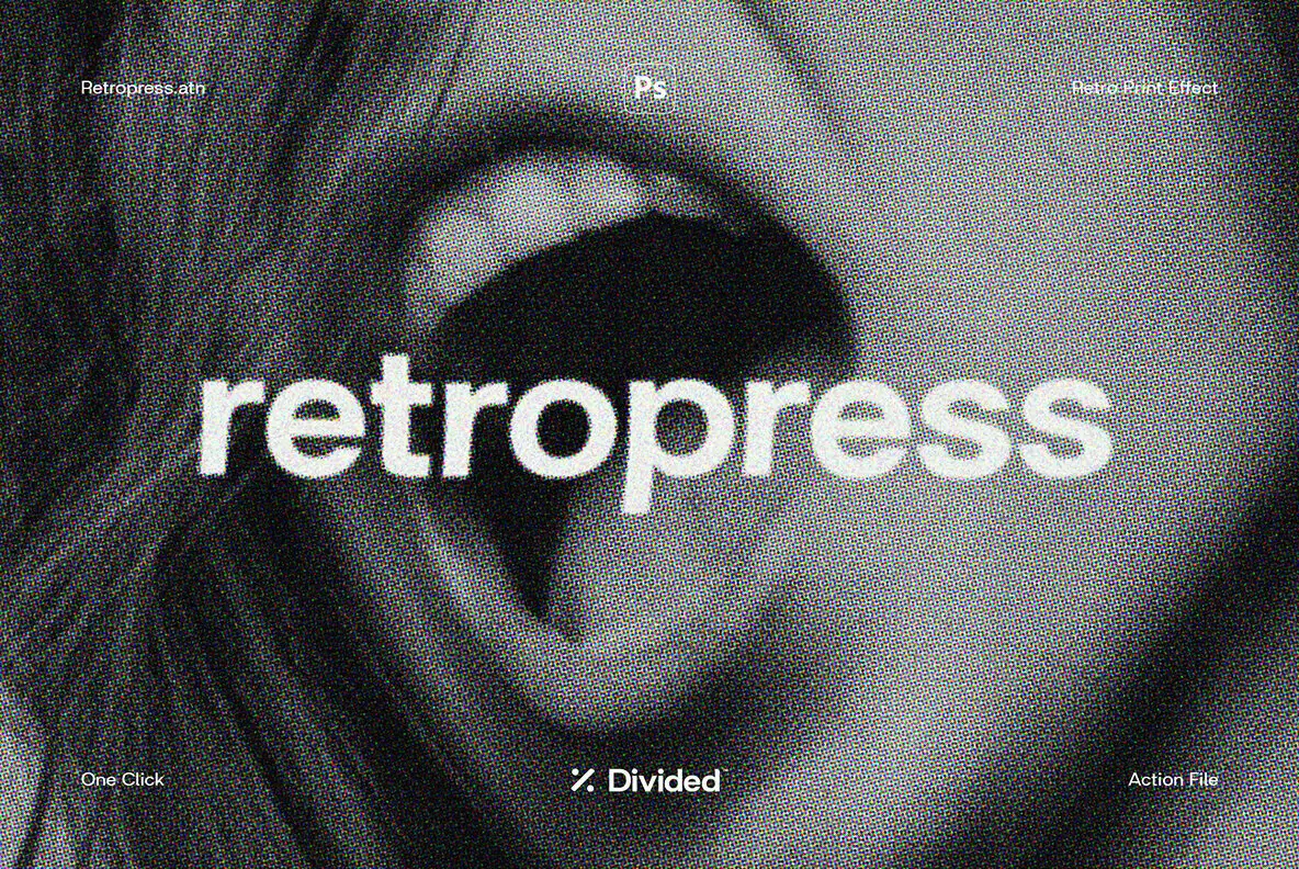 Retropress Vintage Print Effect