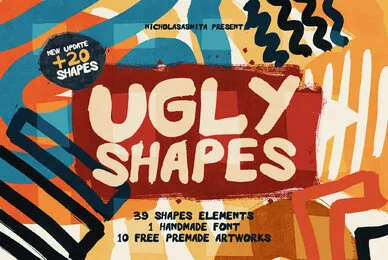 Ugly Shapes   70 Shape Elements