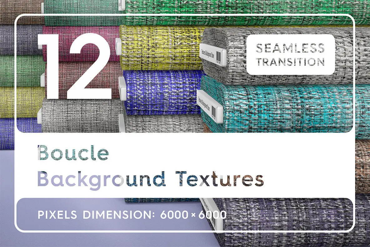 12 Boucle Background Textures