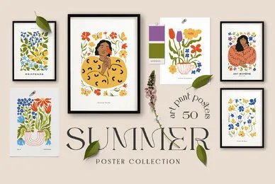Summer Prints Posters