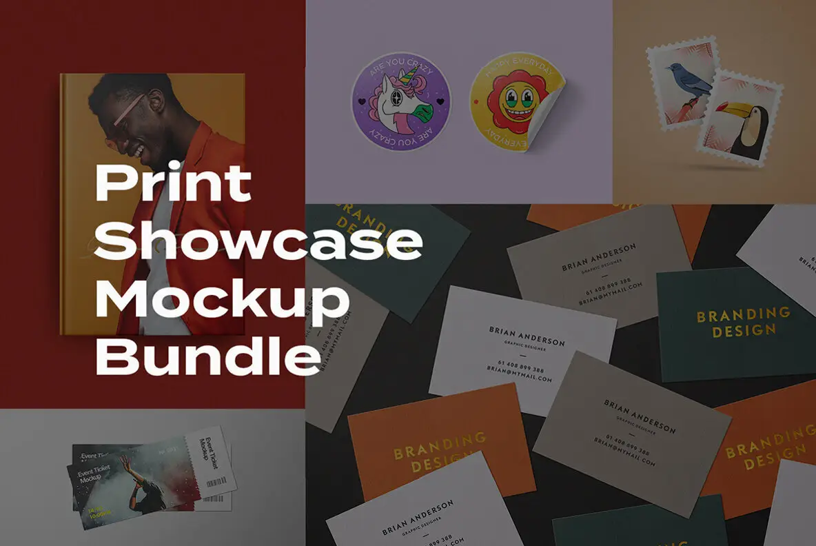 Print Showcase Mockup Bundle