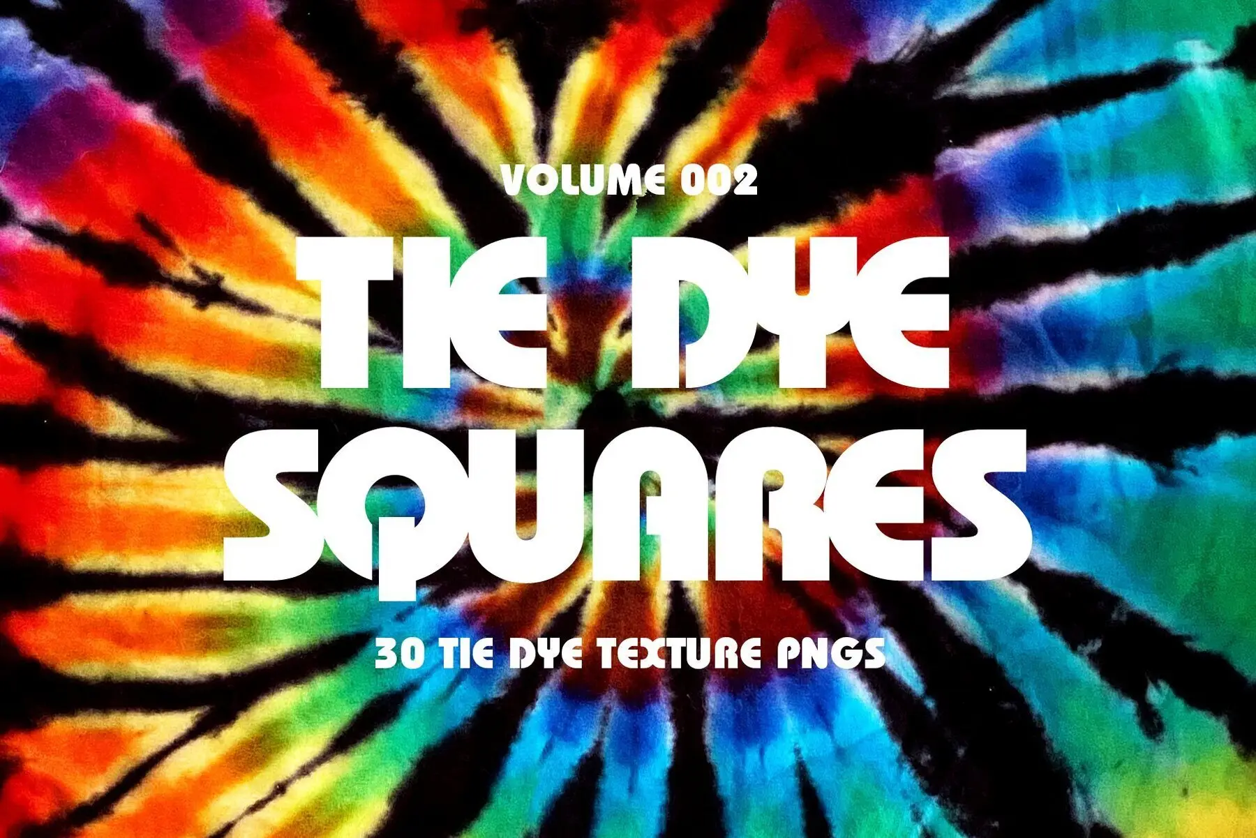 Tie Dye Squares Vol 002