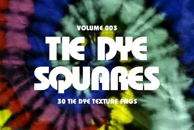 Tie Dye Squares Vol 003