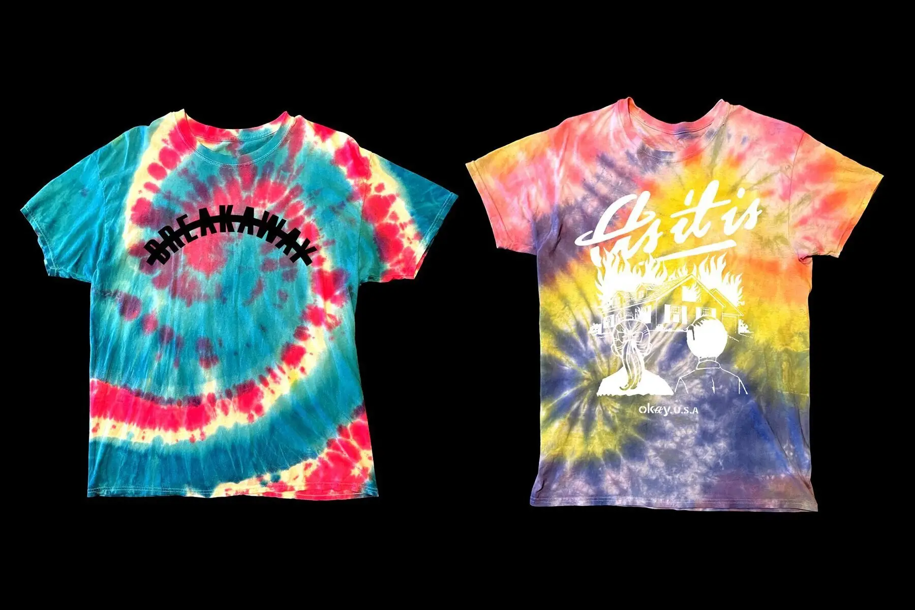 Tie Dye T-Shirt Mockups Graphics - YouWorkForThem