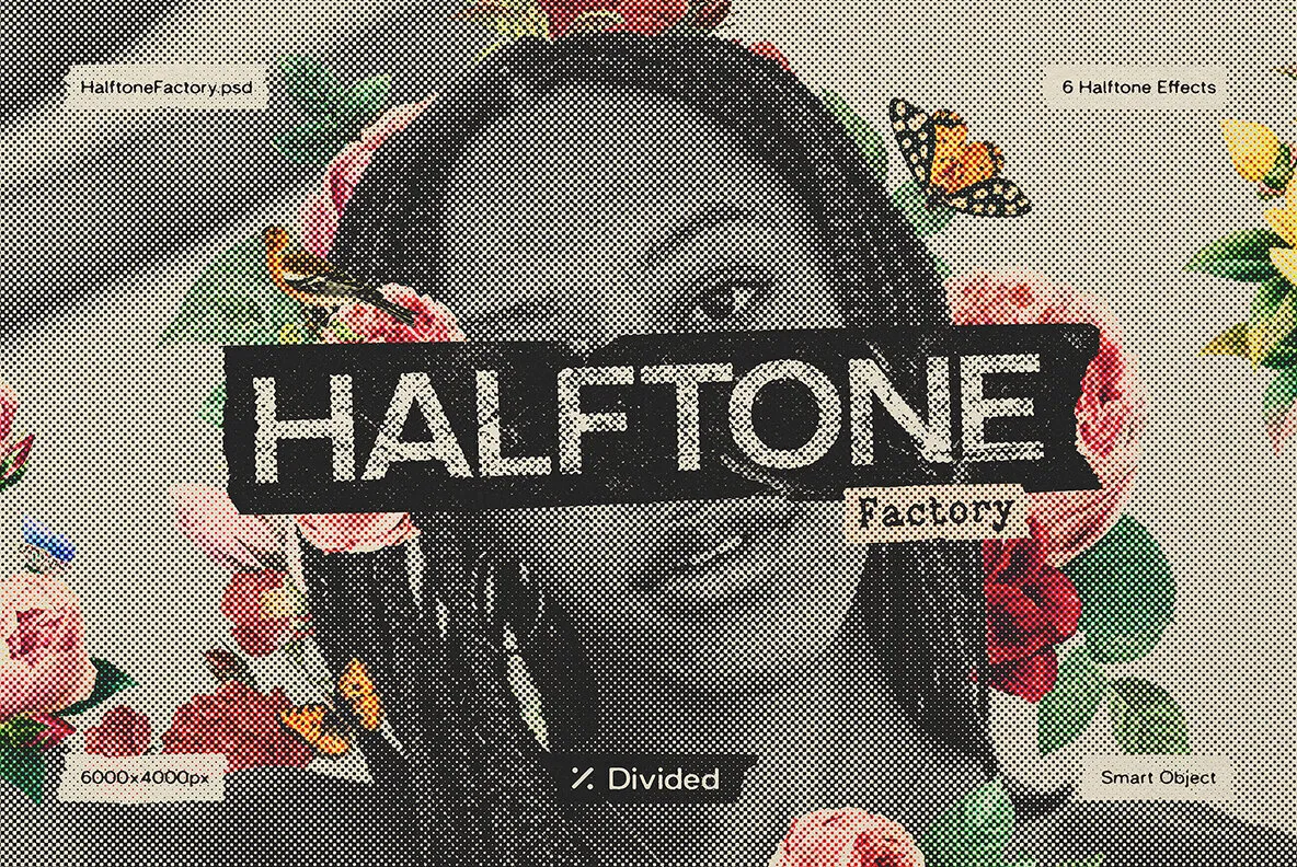 Halftone Factory - 6 Effects