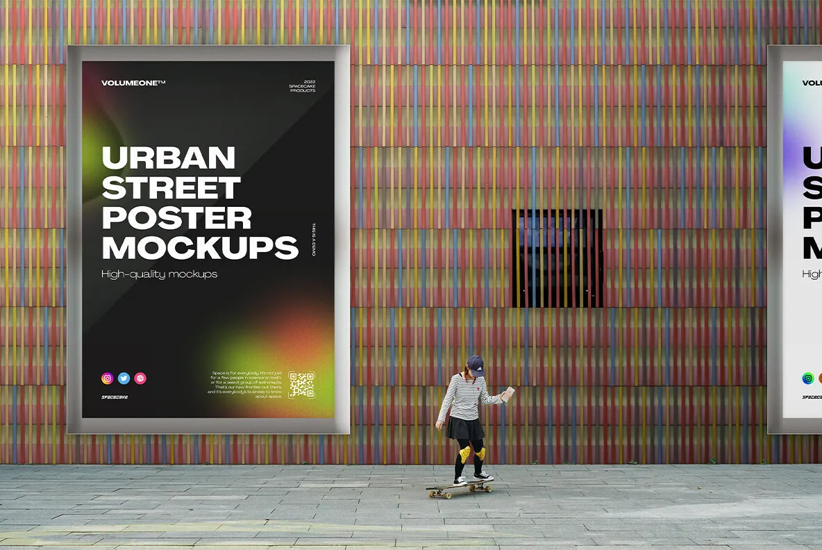 Urban Street Poster Mockups Graphics - YouWorkForThem