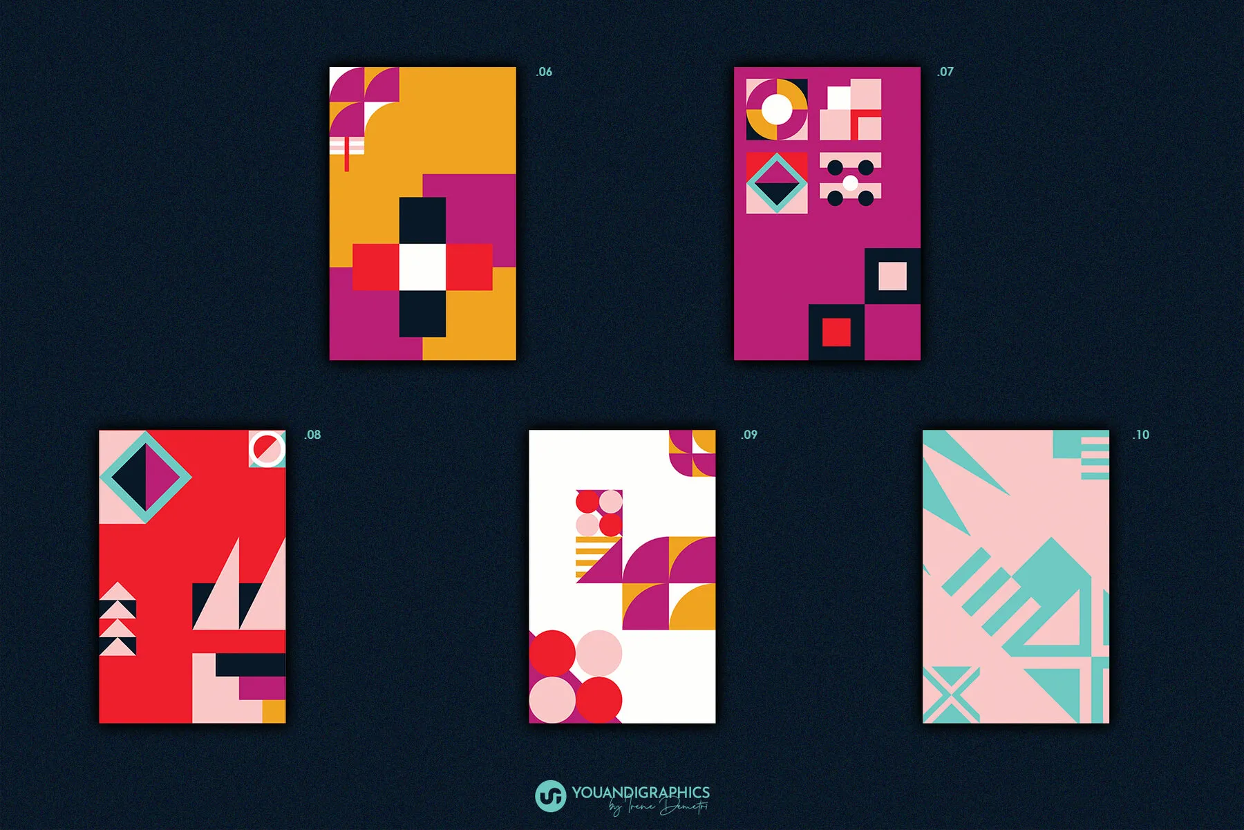 Geometric Patterns, Shapes and Posters Graphics - YouWorkForThem
