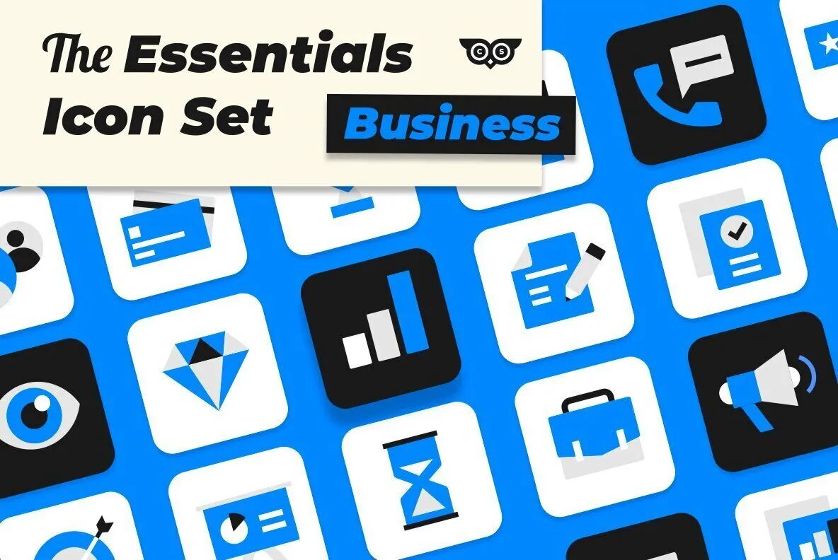 The Essentials Business Icon Set