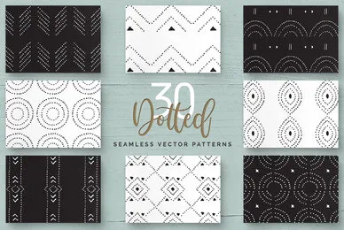 Dotted Vector Patterns  Tiles