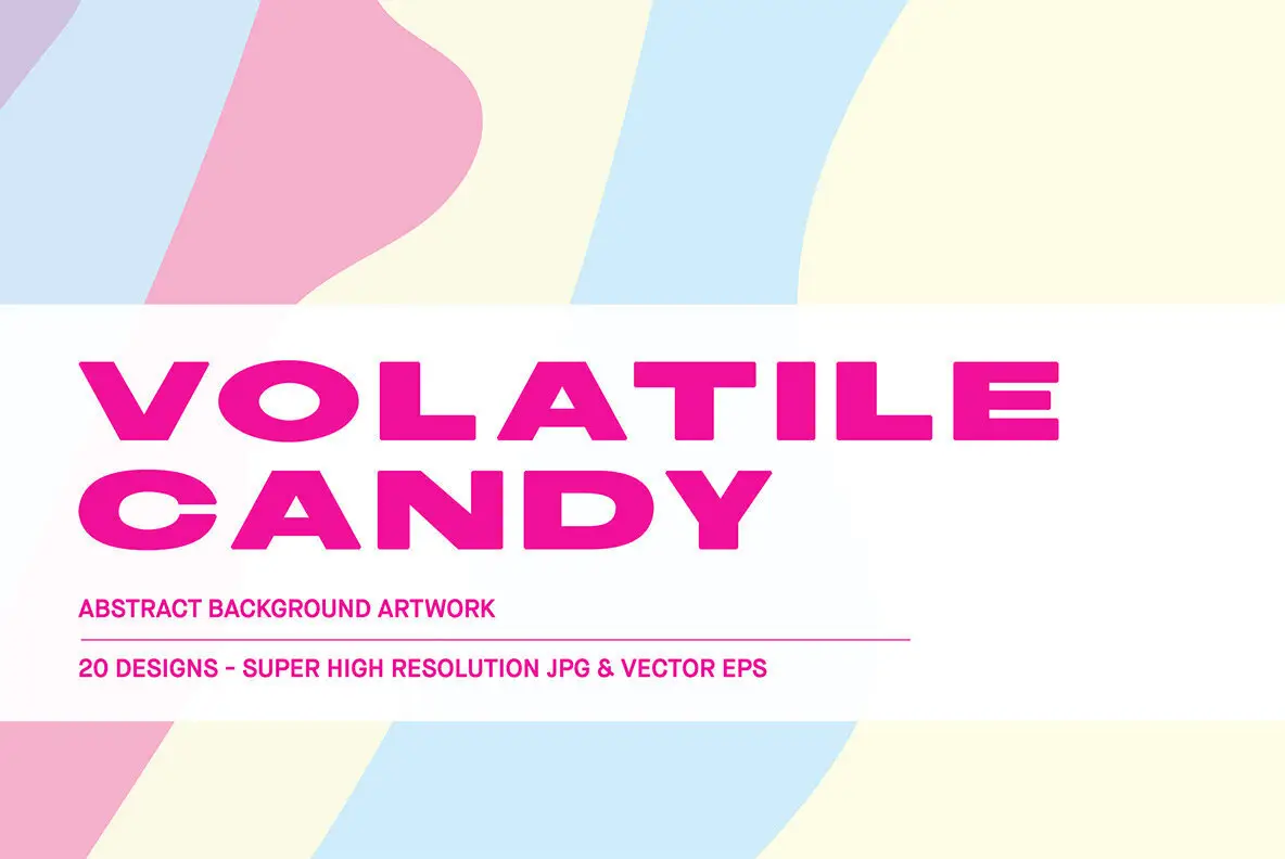 Volatile Candy - Abstract Background Artwork