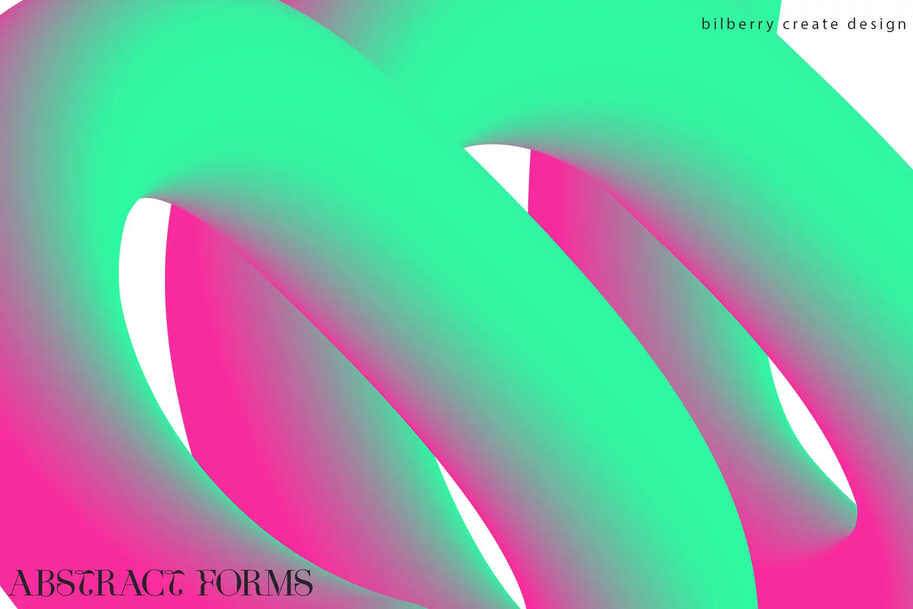 Abstract Forms 3D Gradient Shapes Abstract - YouWorkForThem