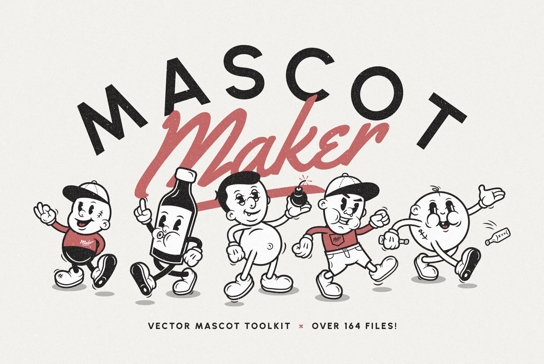 Mascot Maker - Vintage Vector Character Toolkit