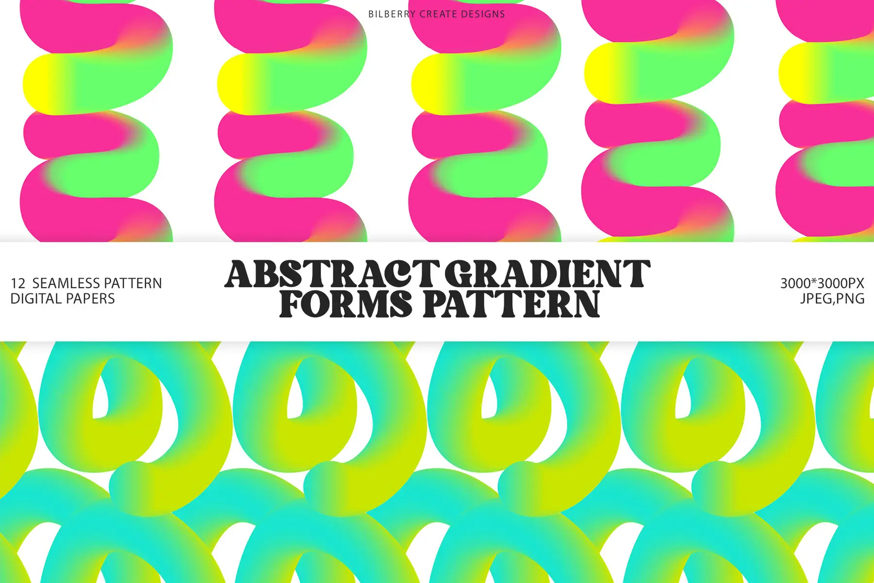 Abstract Gradient Forms Patterns Graphics - YouWorkForThem