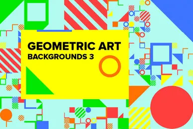 Geometric Art Backgrounds 3