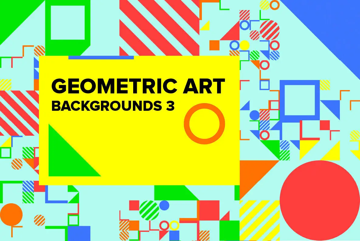 Geometric Art Backgrounds 3