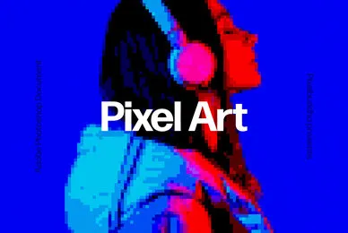 Acid Pixel Art Effect