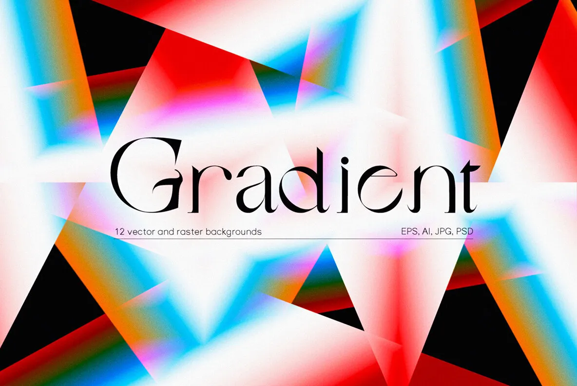 Vector Abstract Gradient Backgrounds