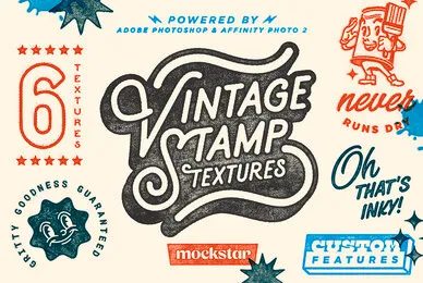 Vintage Stamp Texture Effect