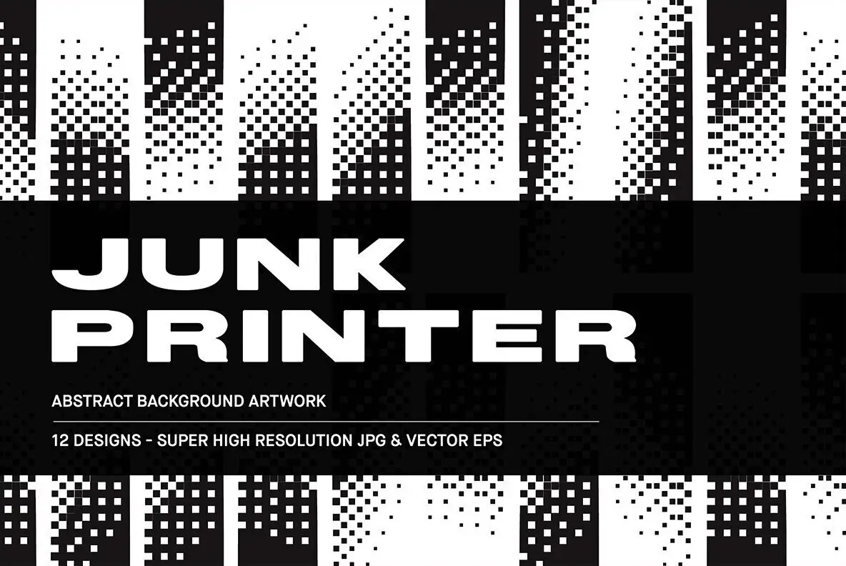 Junk Printer Abstract Backgrounds