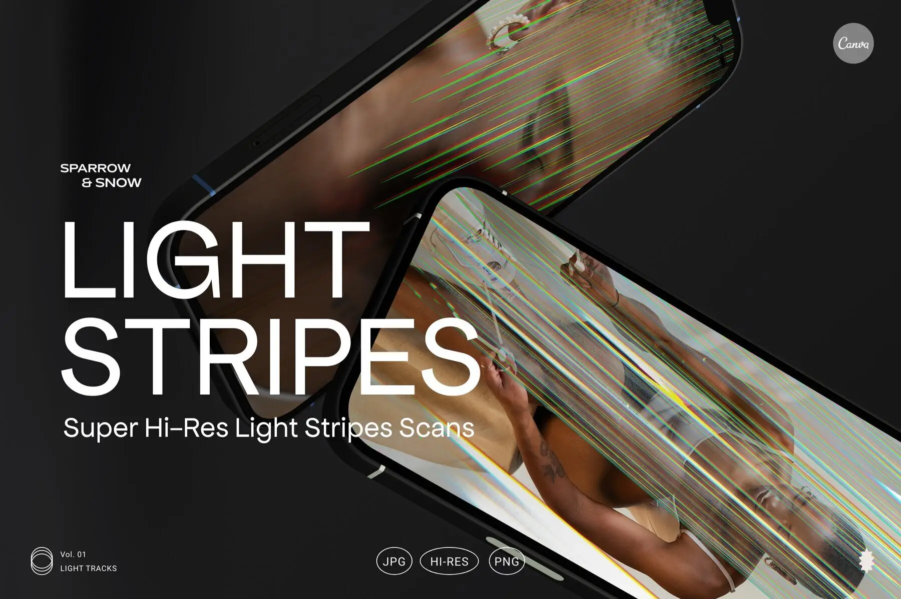 Light Stripes - Hi Res Light Scans