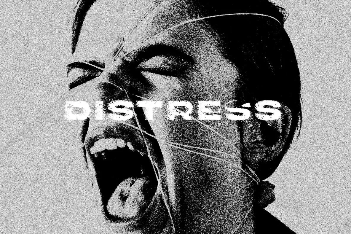 Distress Effect - Photo Template