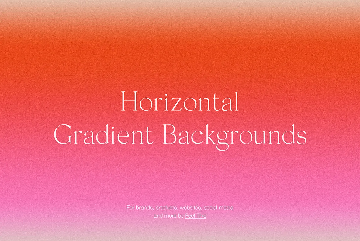 Horizontal Grainy Gradient Textures Backgrounds