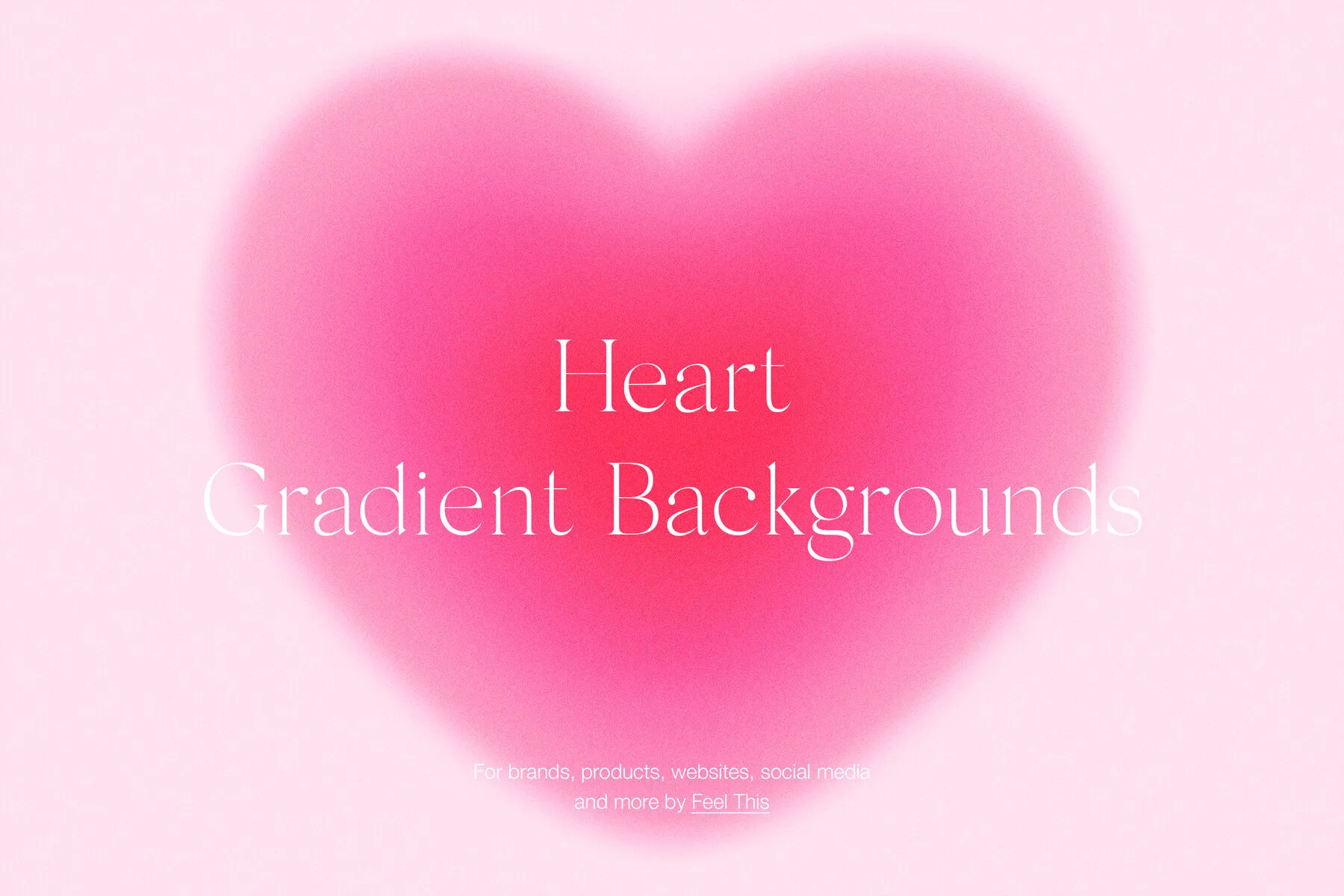 Heart Grainy Gradient Textures Backgrounds