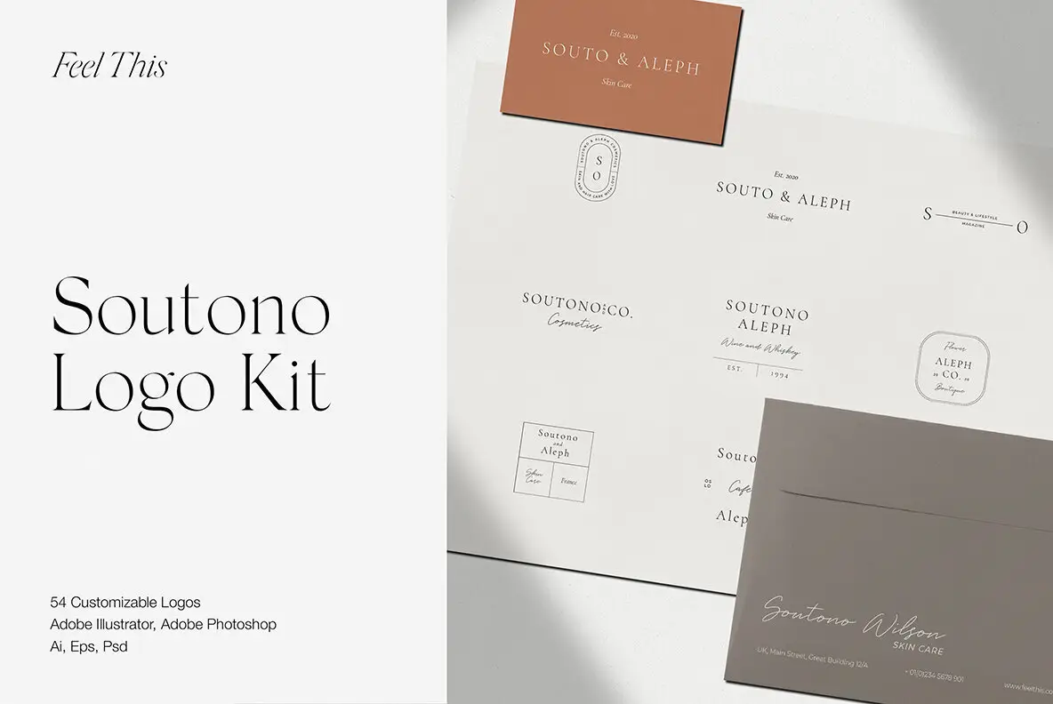 Soutono Minimal Logo Kit