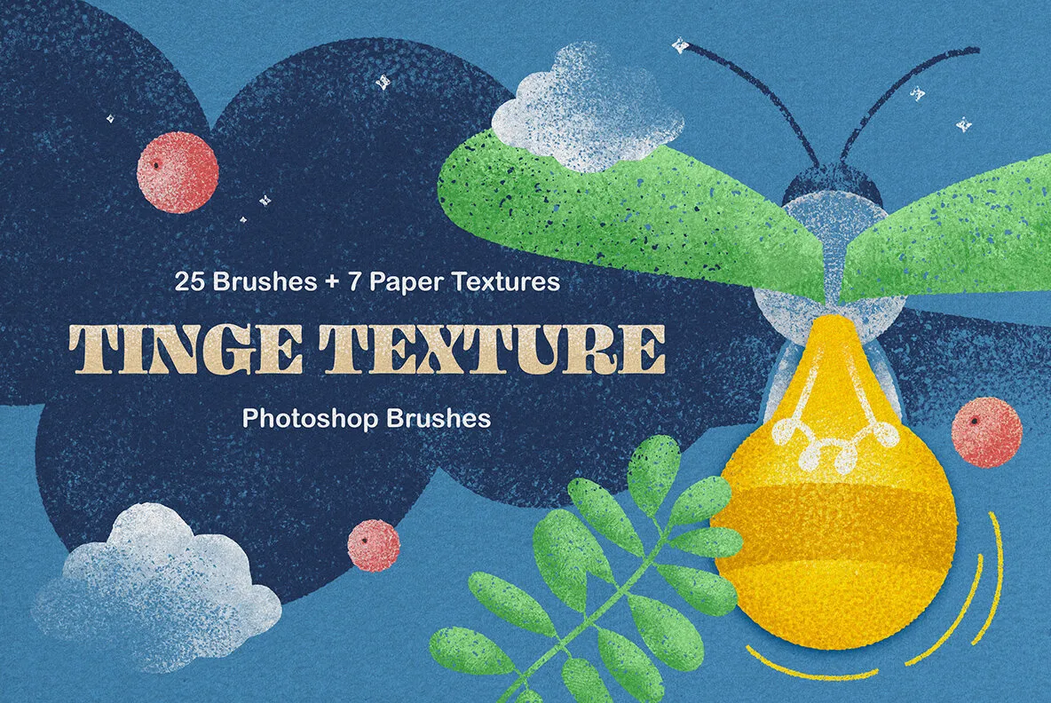 Tinge Texture Photoshop Brushes