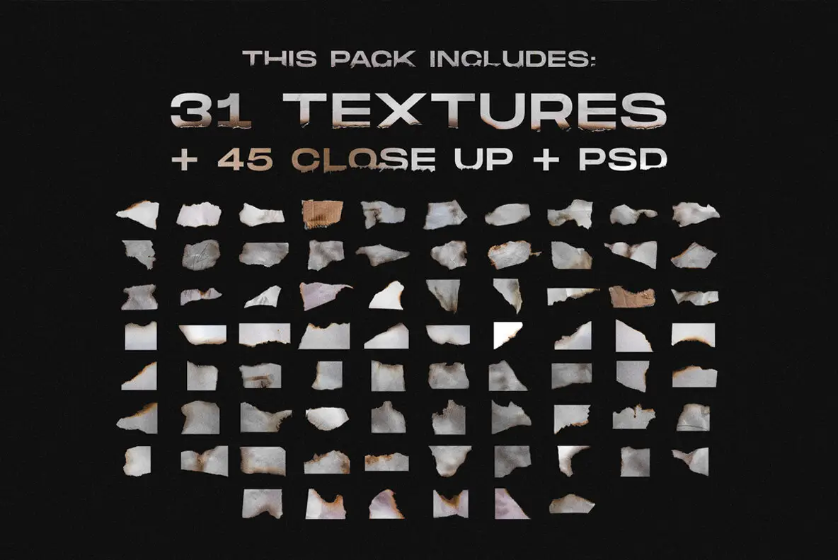 Torn and Burned Paper Textures Textures - YouWorkForThem