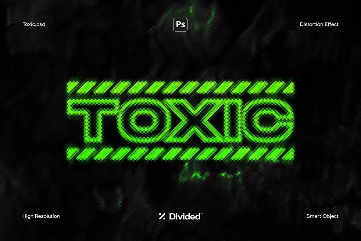 Toxic Text Effect